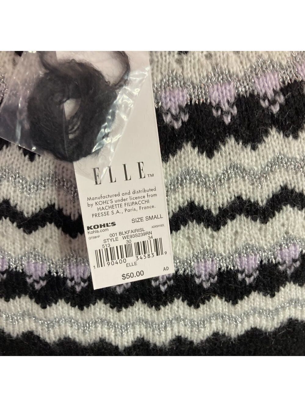 Elle Sweater, NWT, Size S - Picture 4 of 12